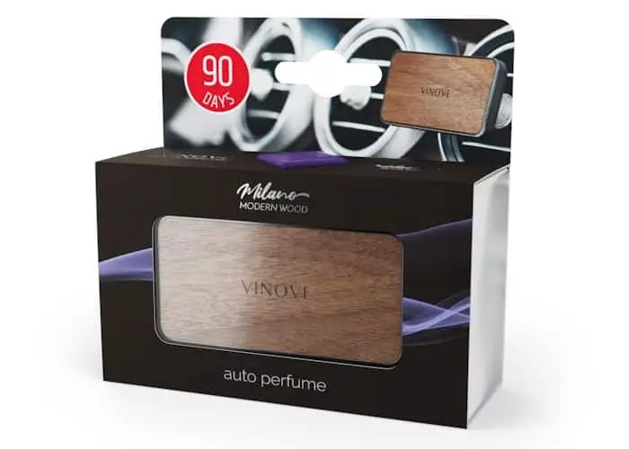 Hit cenowy VINOVE Milano Nature Wood – zapach na kratkę nawiewu, ekskluzywna mieszanka, trwałość do 90 dni