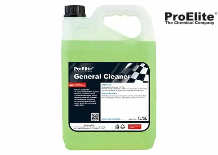 Oferta ProElite General Cleaner 5L – uniwersalny środek czyszczący do plastików, tapicerki i elementów gumowych KONCENTRAT