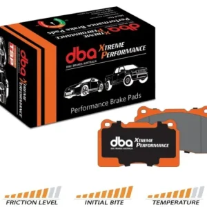 Ostatnia szansa Klocki hamulcowe przednie DBA Ford Mustang 5.0 GT 2015 - 2023 Pomarańczowe / do tarczy 380mm - System Brembo