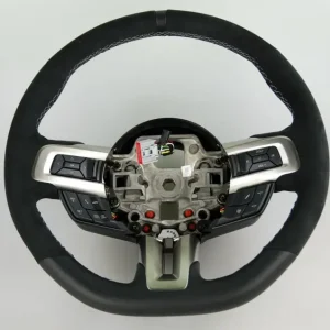 Kierownica sportowa z przyciskami Ford Mustang GT350 2018 - Skóra Gładka / Alcantara + Czarny Pasek Nie przegap