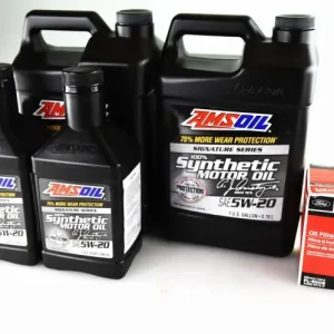 Hit sprzedaży Zestaw filtr + olej silnikowy AMSoil 5W20 9,45 L Ford Mustang 5.0 GT V8 2015-2023 Bullitt / wersja z dodatkową chłodnicą oleju