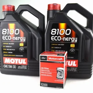 Zestaw filtr Morotcraft + olej MOTUL ECO-nergy OLEJ 5W30 10LMustang 5.0 V8 2015- Bullitt / wersja z dodatkową chłodnicą oleju Wysoka jakość