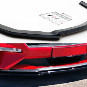 Front splitter / Przednia dokładka Ford Mustang 2018 - 2023 Tekstura / FO-MU-6F-FD1T / FOMU6FFD1T Hit sprzedaży