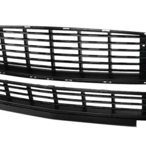 Grill atrapa zderzaka przód ( góra + dół ) zestaw Ford Mustang 2015-2017 California SpecialCzarny Bezpieczne zakupy