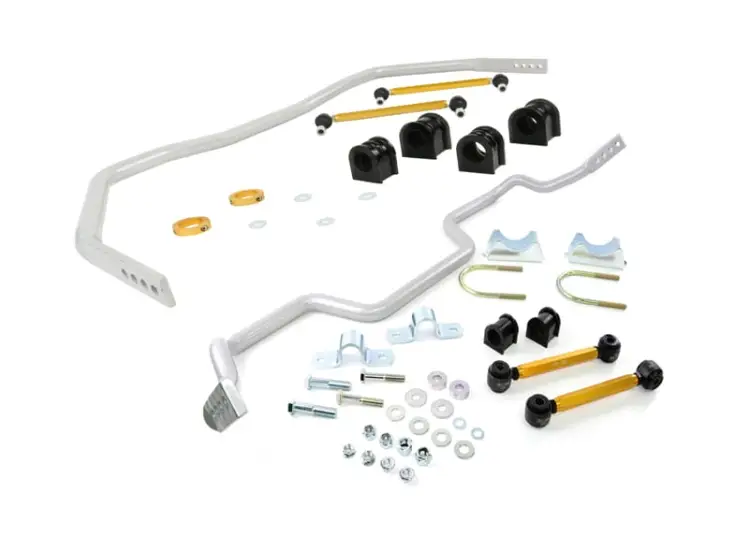 Ostatnie sztuki Zestaw stabilizatory przedni + tylny + łączniki + tuleje Ford Mustang 2005 - 2014 / Whiteline