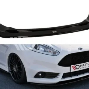 Front splitter / Przednia dokładka MAXTON V.2 Ford Fiesta ST mk7 FL 2013 - 2016 Czarny Połysk / Gloss Black Popularny
