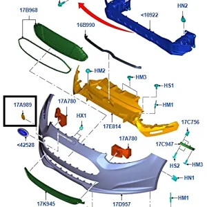 Tylko dziś Zaślepka zderzaka przedniego Ford Focus 2015- 1799124
