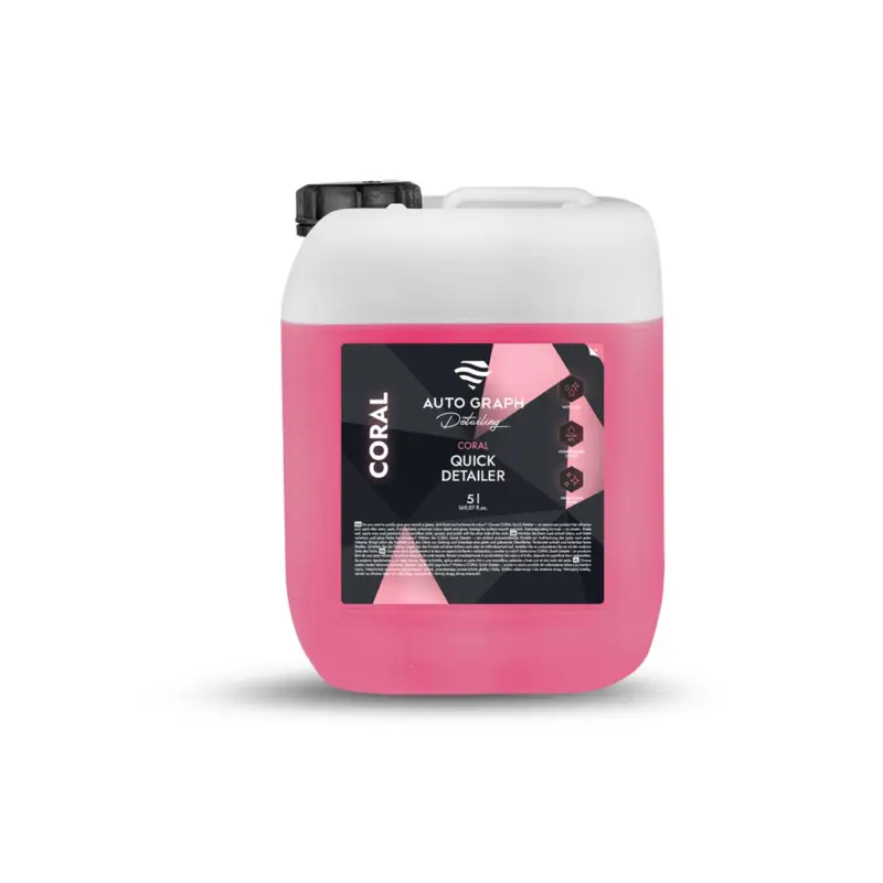 Auto Graph CORAL Quick Detailer 5L - prosty w użyciu produkt do odświeżania lakieru Do wyczerpania zapasów