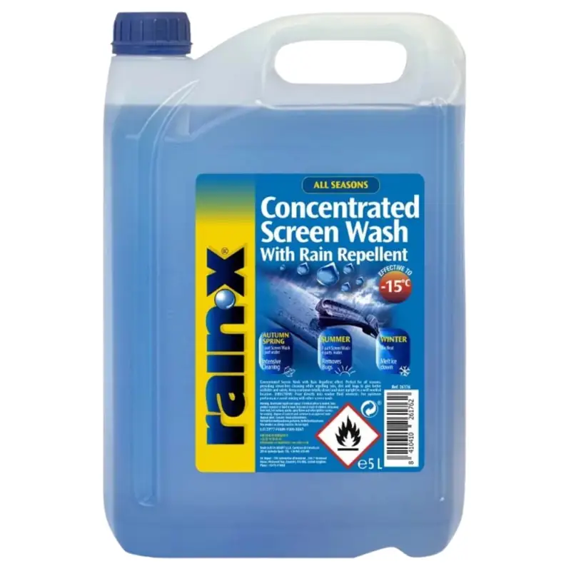 Kup online Rain-X Rain All Season Concentrate 5L - koncentrat zimowego płynu do spryskiwaczy do -15C