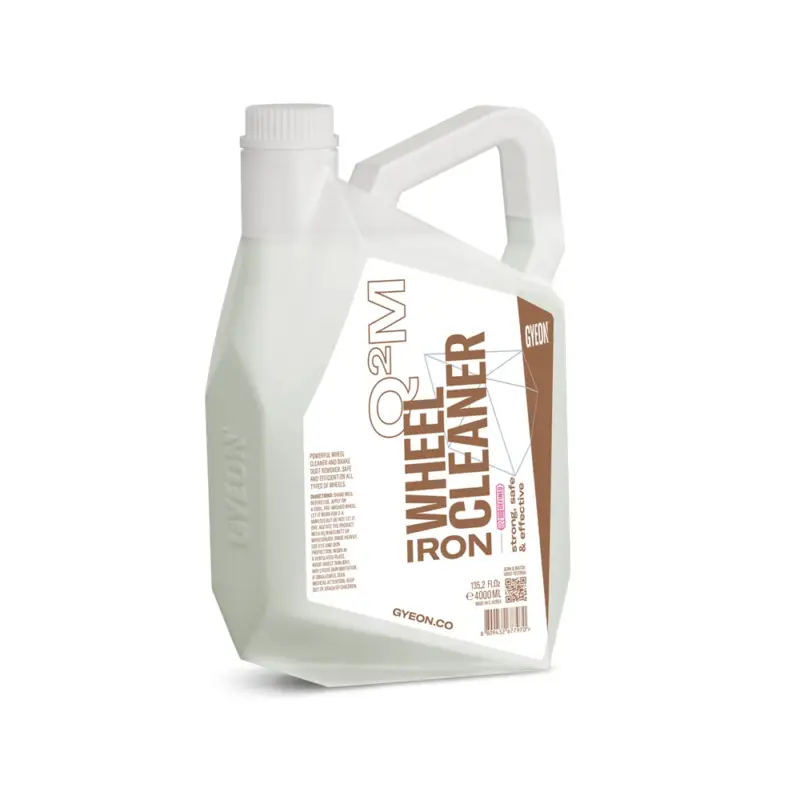 Do wyczerpania zapasów GYEON Q2M Iron WheelCleaner Redefined 4L - środek do czyszczenia kół, deironizer