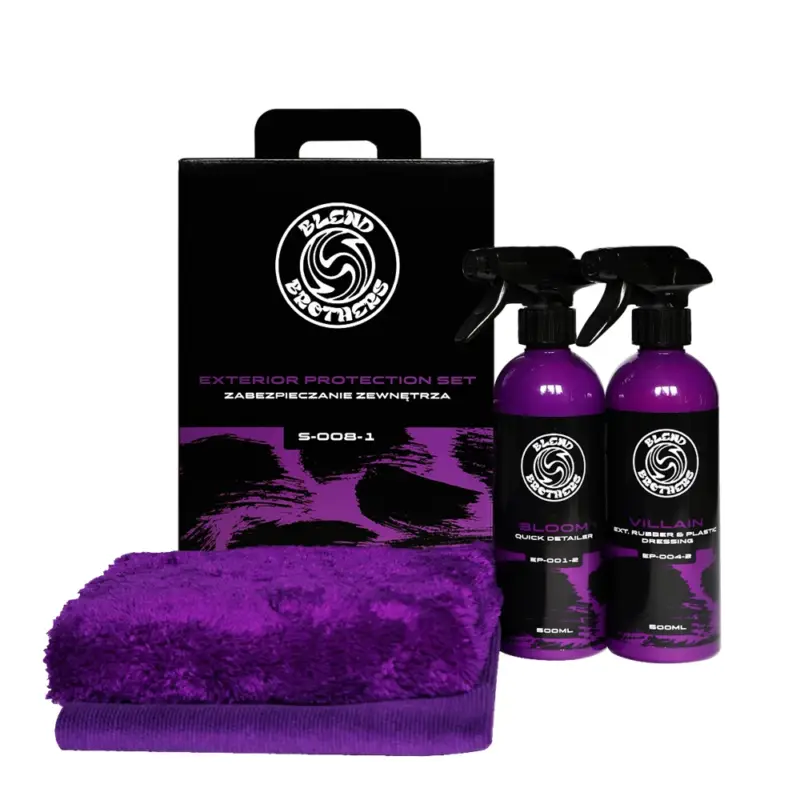 Ostatnie sztuki Blend Brothers Exterior Protect SET - Zestaw do zabezpieczenia lakieru i plastików zewnętrznych