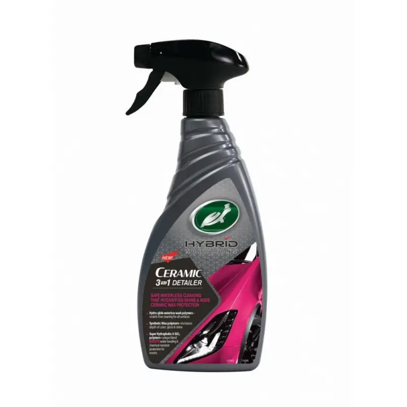 Łatwy zwrot Turtle Wax Hybrid Solutions Ceramic 3in1 Detailer 500ml - produkt do bezwodnego mycia
