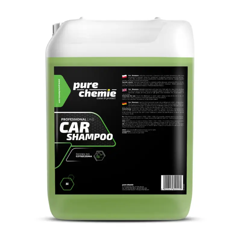 Ostatnie sztuki Pure Chemie Car Shampoo 5L - delikatny szampon o kwaśnym pH
