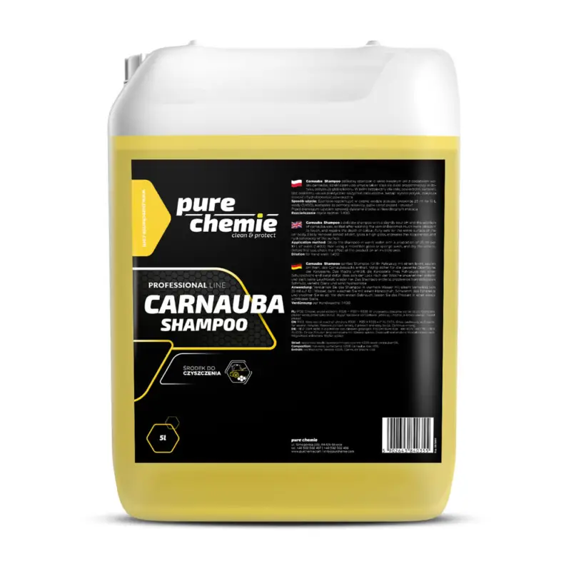 Oferta limitowana Pure Chemie Carnauba Shampoo 5L - delikatny szampon o lekko kwaśnym pH