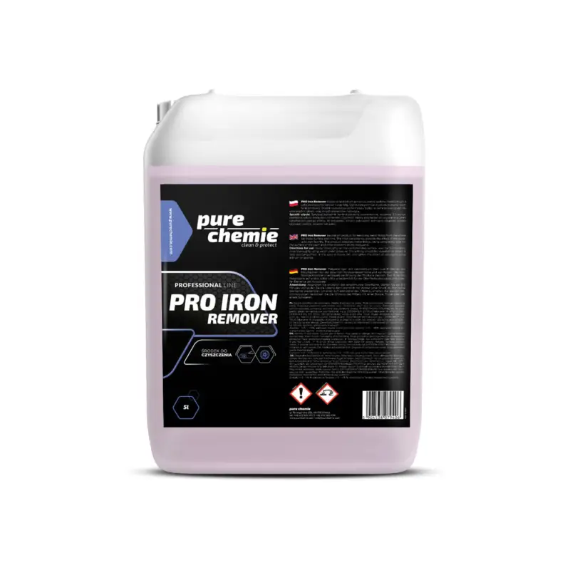 Pure Chemie Pro Iron Remover 5L - deironizer do czyszczenia felg i lakieru Łatwy zwrot