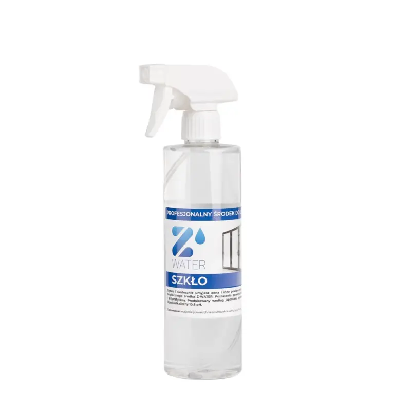 Nowość Z-WATER SZKŁO 500ml - profesjonalny środek do czyszczenia powierzchni szklanych
