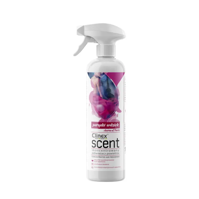 Zniżka Clinex Scent - Paryski Wdzięk 500ml - odświeżacz powietrza