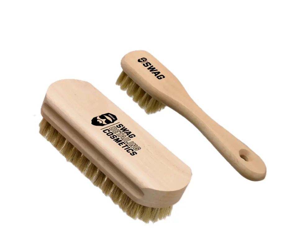 Swag LEATHER BRUSH SET V2 - szczoteczki z naturalnego włosia Wyjątkowa oferta