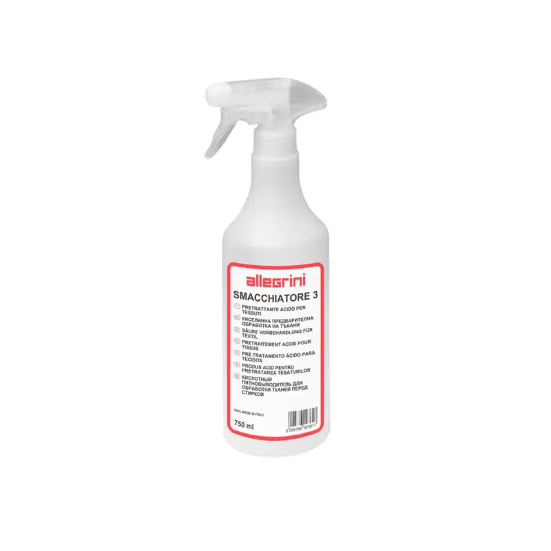 Nowy Allegrini Smacchiatore 3 750ml - odplamiacz do tkanin - rdza, cement, patyna