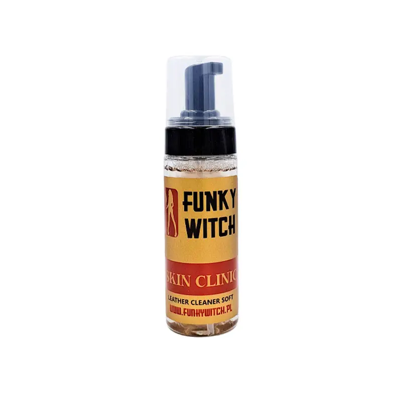 Najlepsza cena FUNKY WITCH Skin Clinic Leather Cleaner Soft 150ml - środek do czyszczenia skór