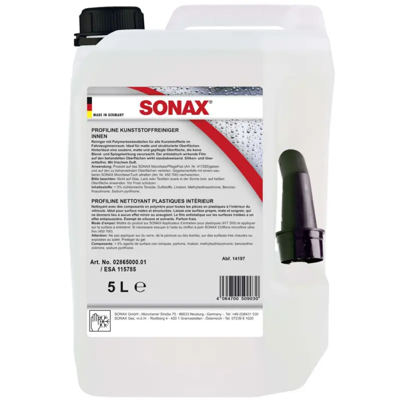 Sonax Plastic Cleaner Interior 5L Ostatnie sztuki