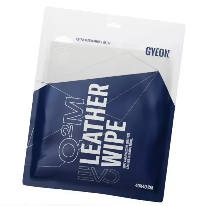 Super okazja Gyeon Q2M LeatherWipe EVO - mikrofibra do każdego rodzaju tapicerki skórzanej 40x40cm 2-pak