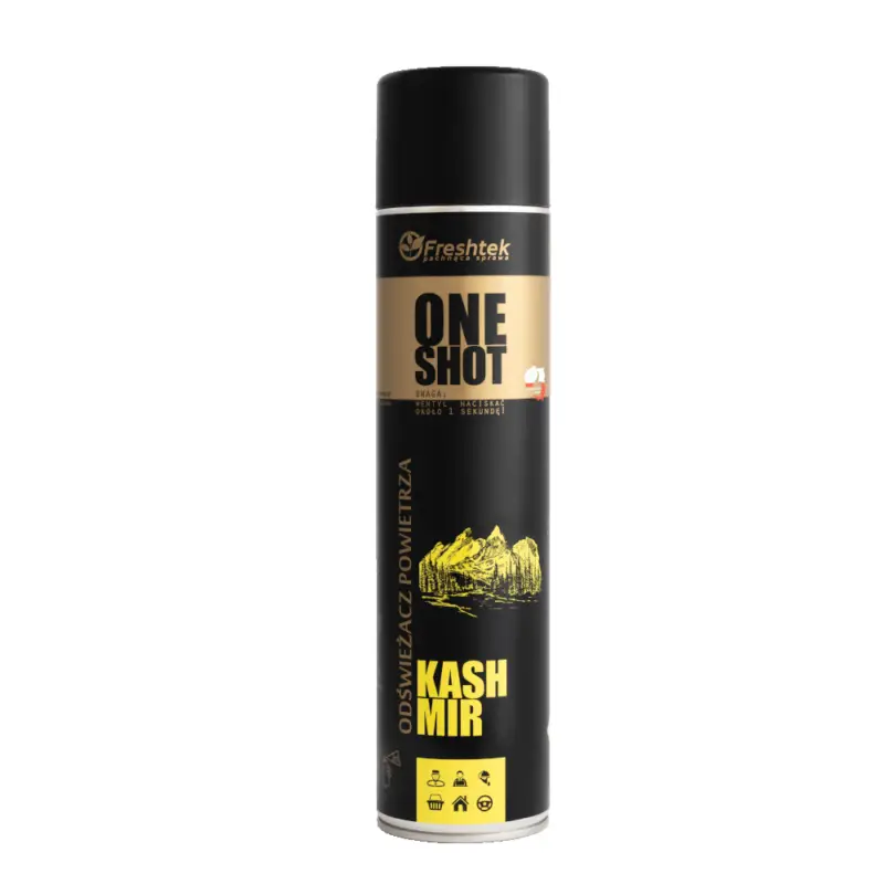 Freshtek One Shot Premium Line Kashmir 600ml - odświeżacz powietrza Zniżka