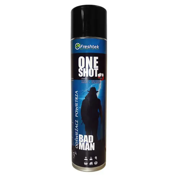 Freshtek One Shot Premium Line Bad Man 600ml - odświeżacz powietrza Okazja