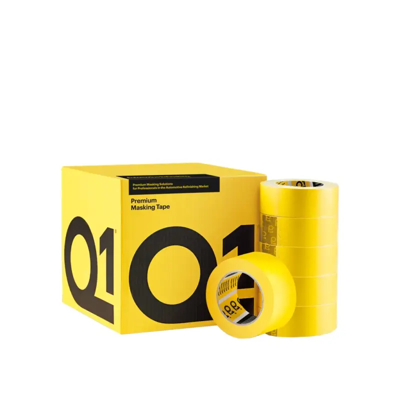 Q1 Premium Masking Tape Yellow 48mmx50m - taśma maskująca Obniżka ceny