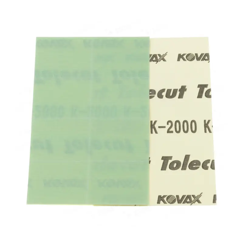 Kovax Tolecut K2000 Green 8x 29x35mm - papier ścierny do szlifowania na sucho Wysoka jakość
