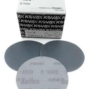 Rabat Kovax Buflex Dry 75mm black K3000 - krążek ścierny na rzep
