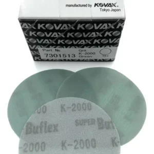 Do wyczerpania zapasów Kovax Buflex Dry K2000 75mm - krążek ścierny na rzep bez otworów