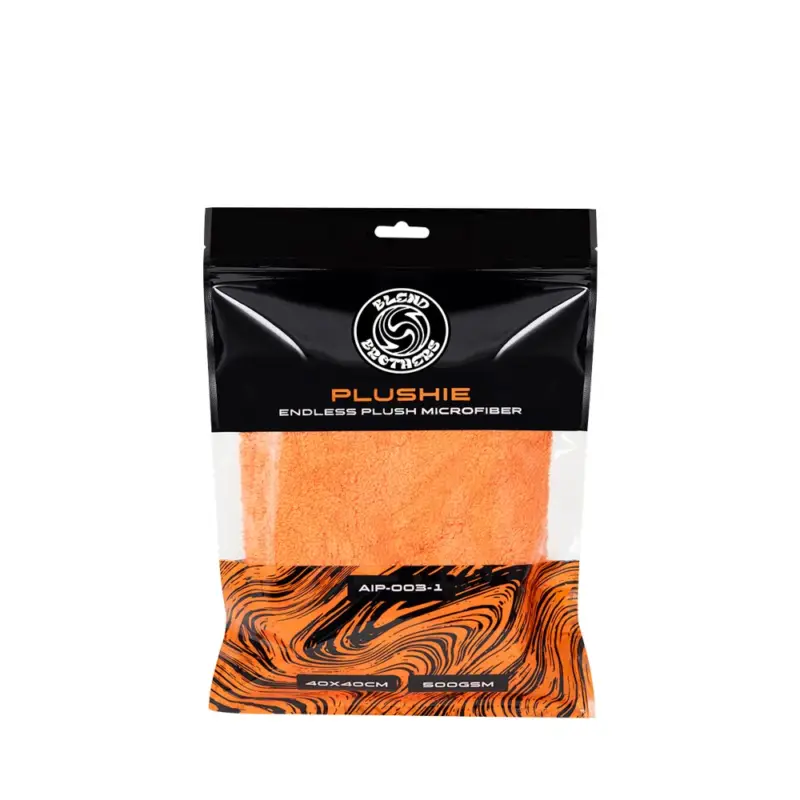 Blend Brothers PLUSHIE Microfiber Orange 40x40cm - delikatna mikrofibra do lakieru Oferta limitowana