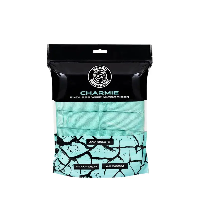 Bezpieczna płatność Blend Brothers CHARMIE 5-Pack Microfiber Turquoise 40x40cm - zestaw 5 sztuk mikrofibr