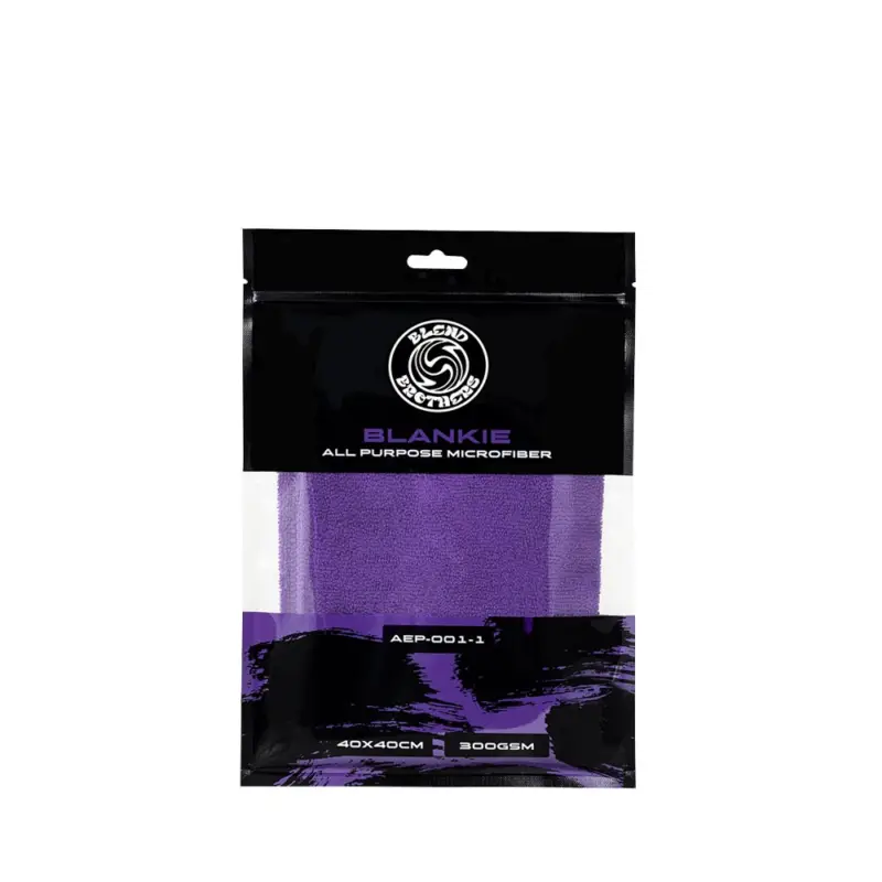Blend Brothers BLANKIE Microfiber Purple 40x40cm - uniwersalna mikrofibra Wysoka jakość