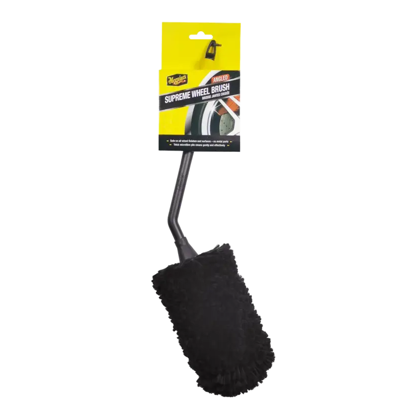 Rabat Meguiar's Supreme Angled Wheel Brush - szczotka do czyszczenia felg z mikrofibry