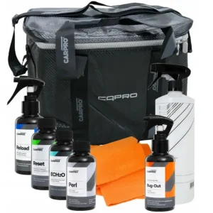 CarPro Maintenance Bag CQPRO Silver - torba termiczna detailingowa z zestawem kosmetyków Bezpieczne zakupy