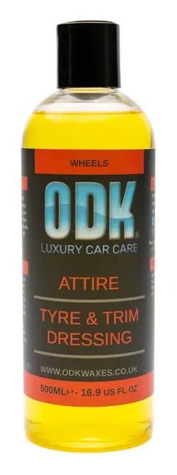 Kup online ODK Attire Tyre and Trim Dressing 500ml - produkt do pięlegnacji opon i plastików zewnętrznych