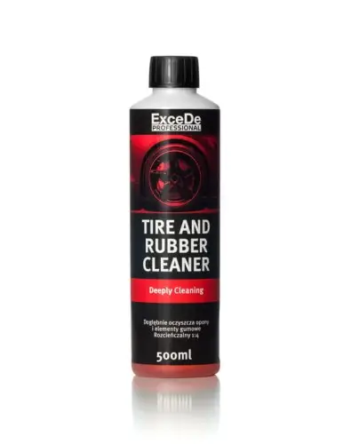 Najlepsza cena ExceDe Tire and Rubber Cleaner Produkt do czyszczenia opon gumy dywaników 500ml