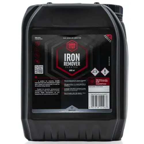 Darmowy zwrot Good Stuff Iron Remover - produkt do usuwania osadów metalicznych z lakieru i felg 5000ml