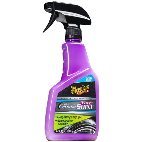 Cena promocyjna Meguiar's Hybrid Ceramic Tire Shine - Wysokiej jakości dressing do opon z dodatkiem krzemionki SiO2 473ml