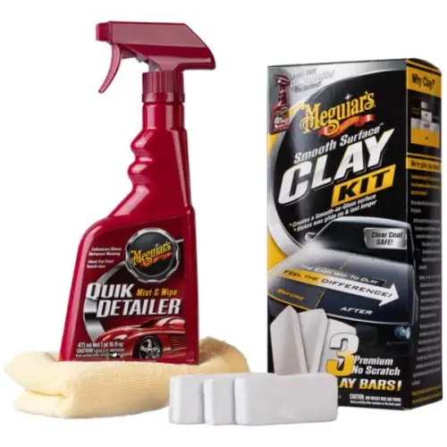 Wysoka jakość Meguiar's Smooth Surface Clay Kit - Zestaw do glinkowania i pielęgnacji lakieru