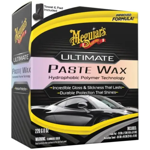 Nowy Meguiar's Ultimate Paste Wax - wysokiej jakości, syntetyczny wosk do lakieru 226g