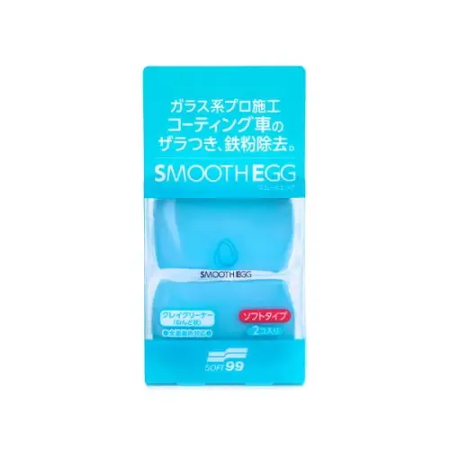 Wyprzedaż Soft99 Smooth Egg Clay Bar Wysokiej jakości glinka do lakieru 100g