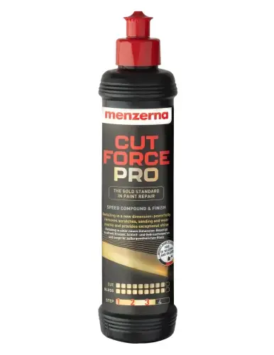 Premium MENZERNA Cut Force Pro Speed Compound & Finish - Uniwersalna pasta polerska One Step 250ml