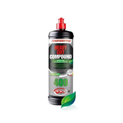 Wyjątkowa oferta MENZERNA Heavy Cut Compound 400 GREEN LINE Mocno ścierna pasta polerska 1000ml