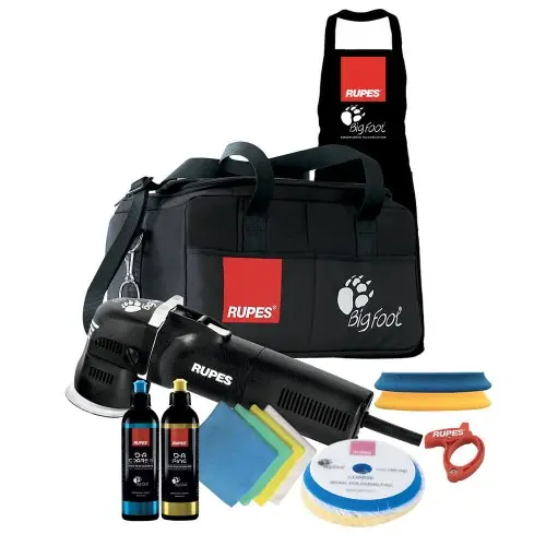 Dostępne od ręki RUPES Big Foot LHR75E Deluxe Kit Mała maszyna polerska Dual Action Skok 12mm