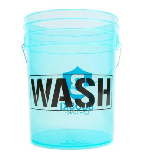 Bestseller Booski Car Care WASH Extra Detailing Wash Bucket Profesjonalne przezroczyste wiadro do detailingu