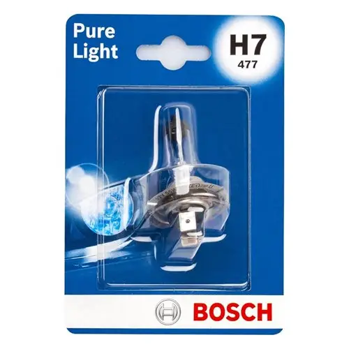 ŻARÓWKA BOSCH H7 12V 55W PURE LIGHT DO ŚWIATEŁ MIJANIA / DROGOWYCH Super okazja