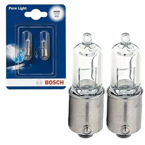 ŻARÓWKI BOSCH H6W PURE LIGHT 12V 6W - BLISTER 2 SZTUKI Hit cenowy